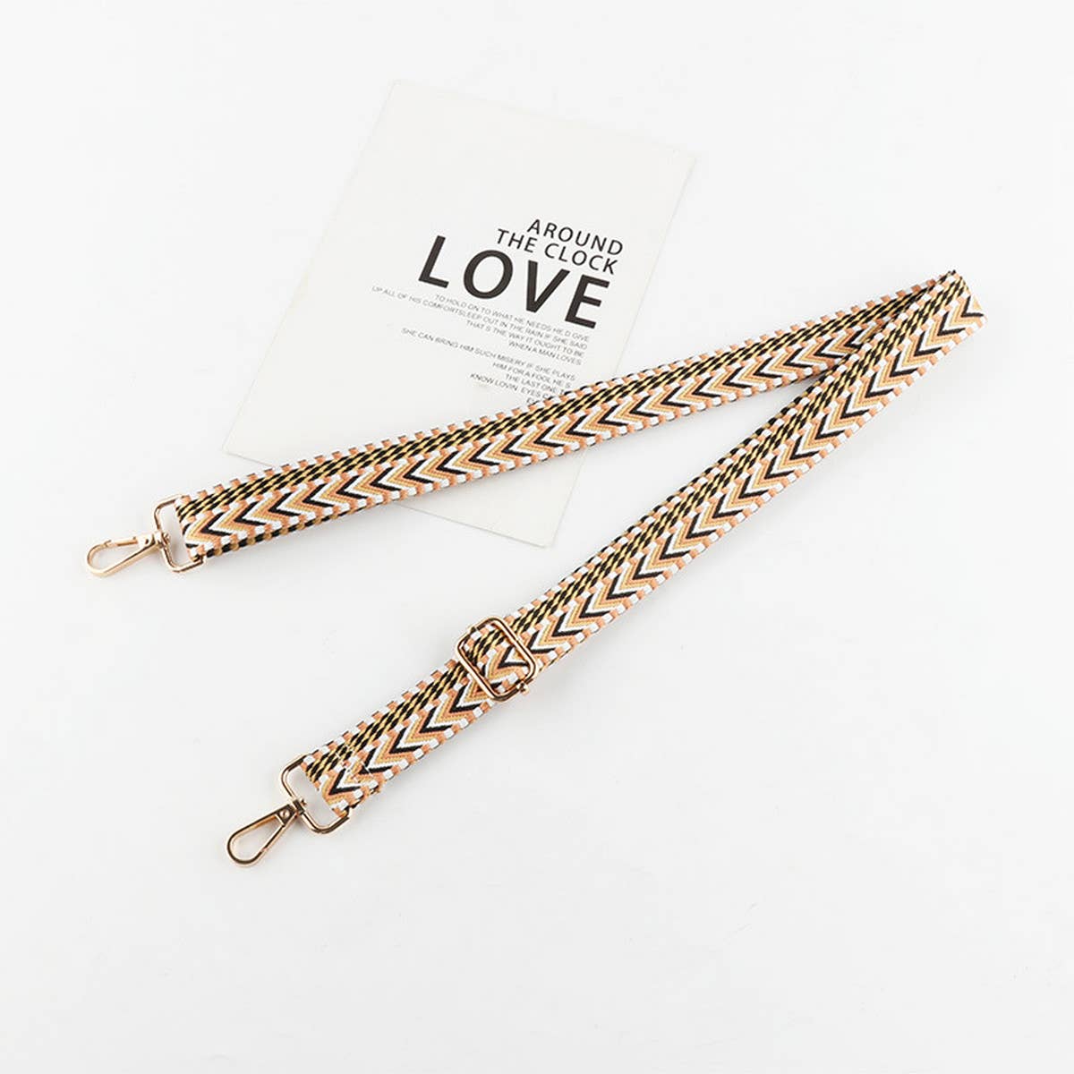 NEW EMBROIDERED REPLACEABLE ADJUSTABLE BAG STRAP_CWMM1051