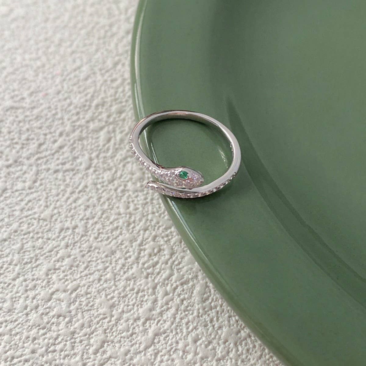 Cwaje4973_Niche Personality Diamond Cold Style Open Ring