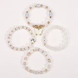 MULTI LAYER BUTTERFLY AND FLOWER BRACELET_CWAJE2230