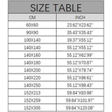 HOME BLUE ROSE PRINT PASTORAL TABLECLOTH_CWMM0943