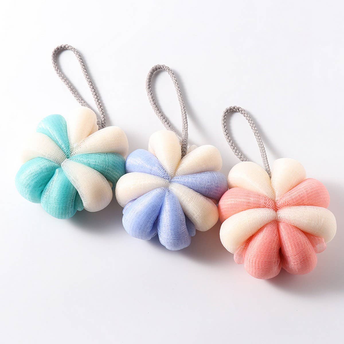 BATH POUF 50G LARGE CREATIVE PETAL BATH FLOWER BALL_CWMM3378