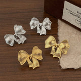 NEW SIMPLE TEMPERAMENT BOW EARRINGS FOR WOMEN_CWAJE3002