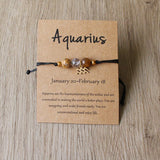 Handmade Zodiac Adjustable Crystal Bracelet_Cwmm11259