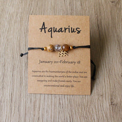 Handmade Zodiac Adjustable Crystal Bracelet_Cwmm11259