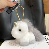 NEW CUTE PLUSH PONY BAG PENDANT CAR KEYCHAIN_CWMM2495