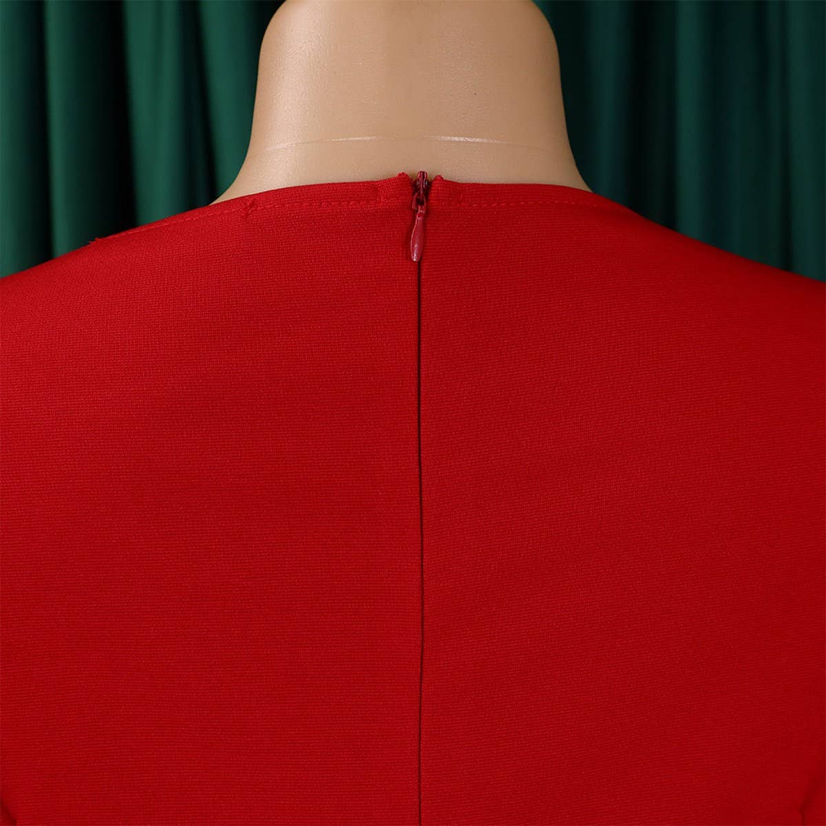 LONG SLEEVED FASHIONABLE AND ELEGANT TUNIC DRESS_CWDMD3666