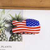 Cwaha1243_Independence Dayflag Rabbit Shape Hair Claw Clip