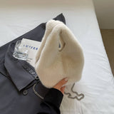 Winter Imitation Rex Rabbit Fur Handbag Plush_Cwab3958