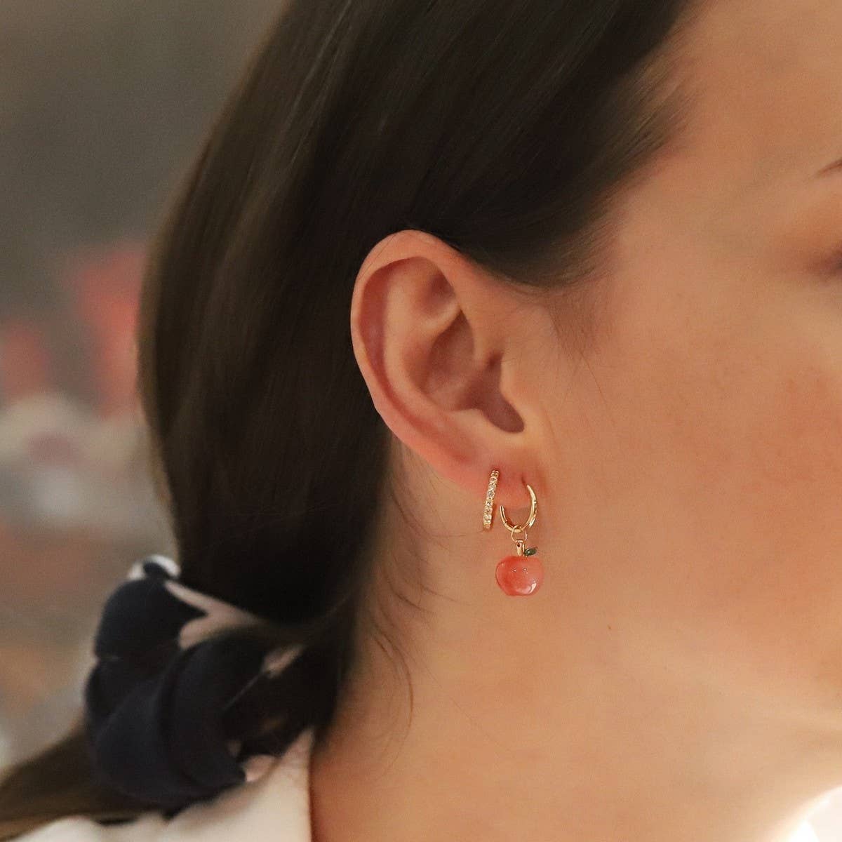 HOT SUMMER FRUIT EARRINGS WATERMELON LEMON CACTUS_CWAJE5108