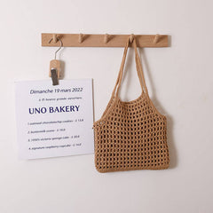 NEW STYLE HOLLOW PORTABLE HOLIDAY BEACH WOVEN BAG_CWAB1872