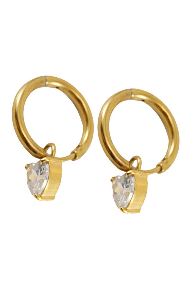 18K Gold Plated Stainless Steel Earrings_Cwaje0382