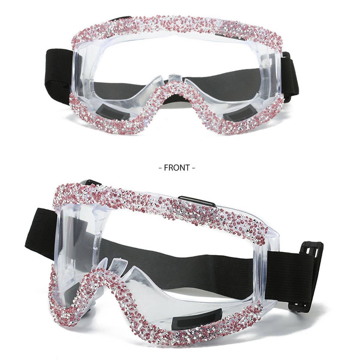 RHINESTONE ANTI SAND AND DUST CYCLING GLASSES_CWASG0859
