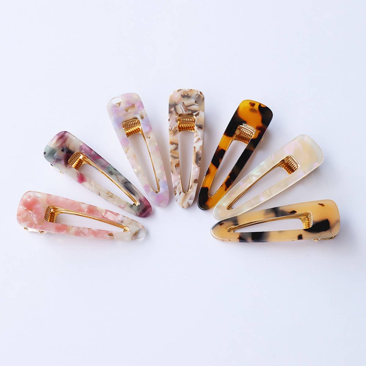 Water Drop Temperament Simple Bangs Hairpin