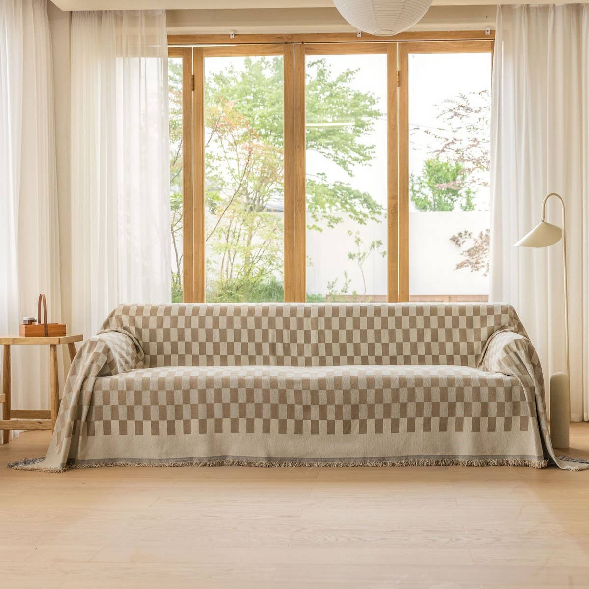 MODERN GEOMETRIC DESIGN DOUBLE SIDED SOFA THROW_CWMM1660