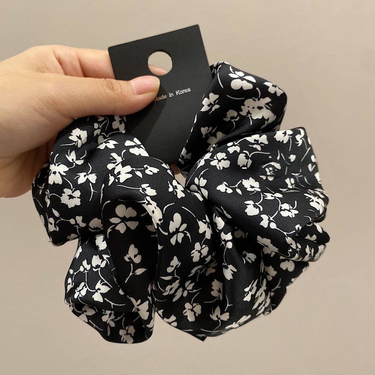 TEMPERAMENTAL SATIN PRINTEDHAIRBAND HAIRACCESSORIE_CWAHA4038