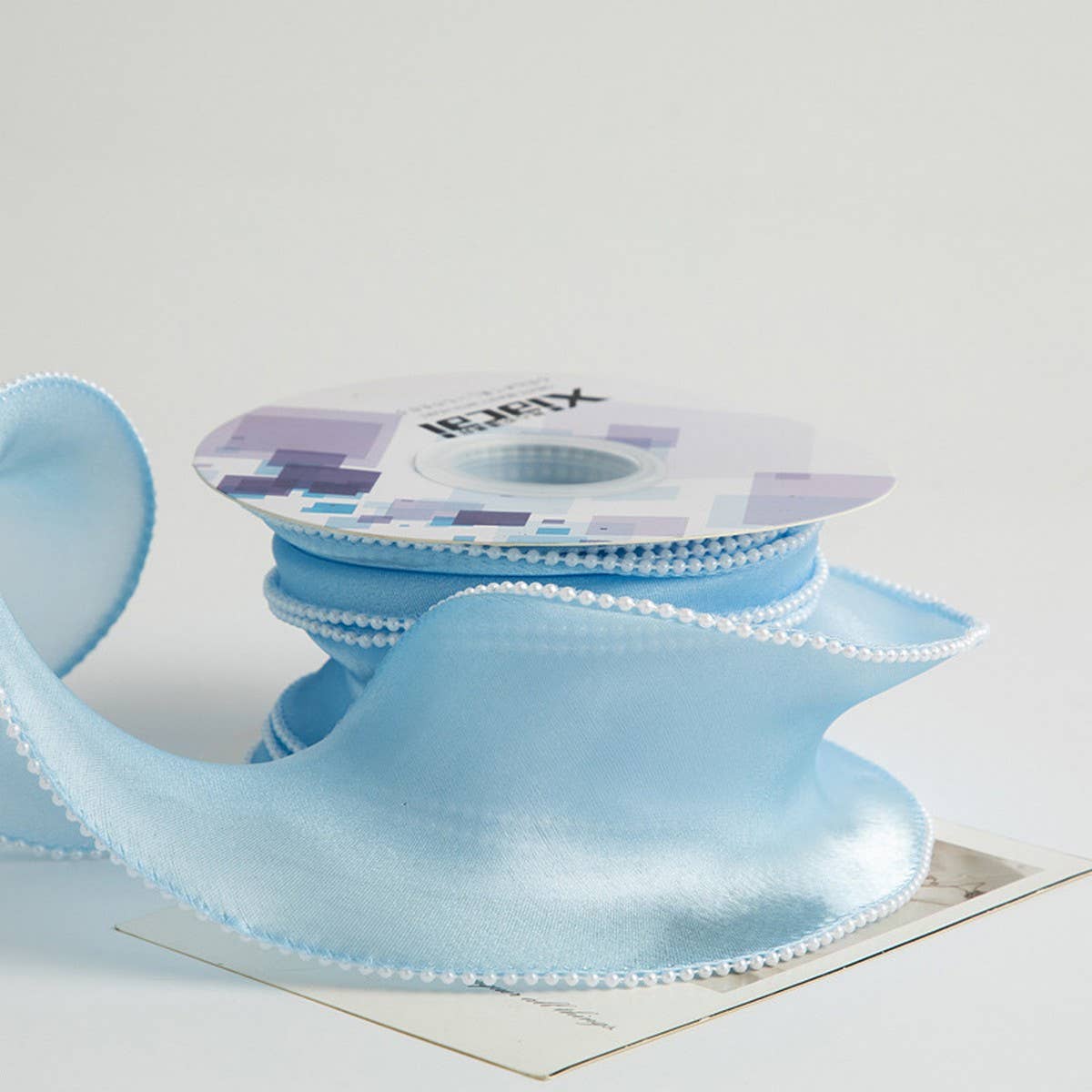 6CM PEARL FISHTAIL YARN RIBBON DIY RIBBON_CWMM5769