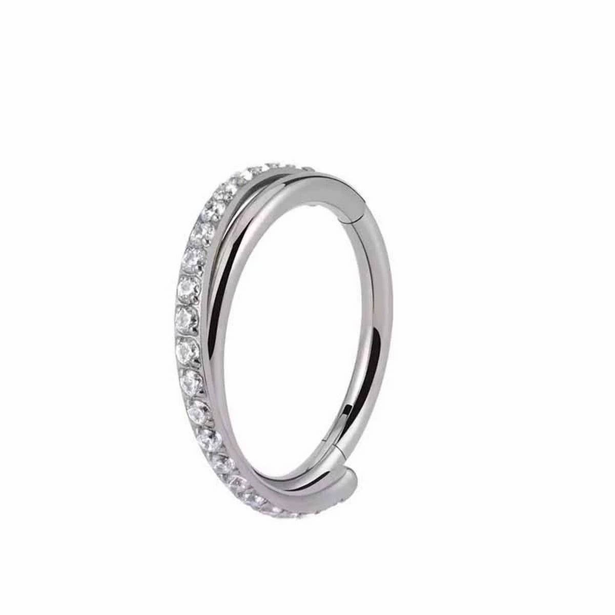 CLOSED HOOP NOSE RING 316 STAINLESS_CWMM9523