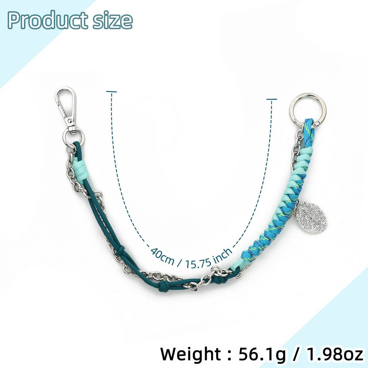 HANDWOVEN LEATHER KEYCHAIN FOR WOMEN S BAGS_CUAB00438