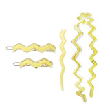 ACETATE LIGHTNING HAIRPIN SIDE CLIP HAIRBAND_CWAHA4224