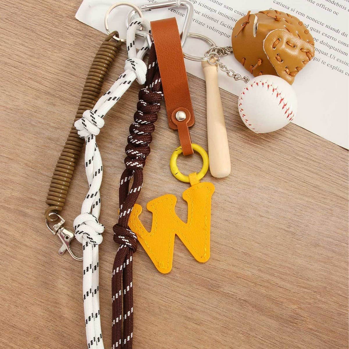CUTE PLUSH BEAR KEYCHAIN WITH BOW PHOTO HOLDER_CWMM7825