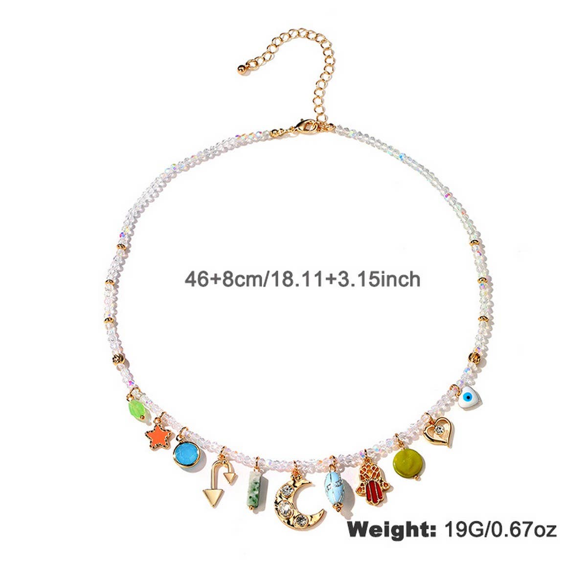 FASHION PENDANT NECKLACE BRACELET COMBINATION_CWAJE2837