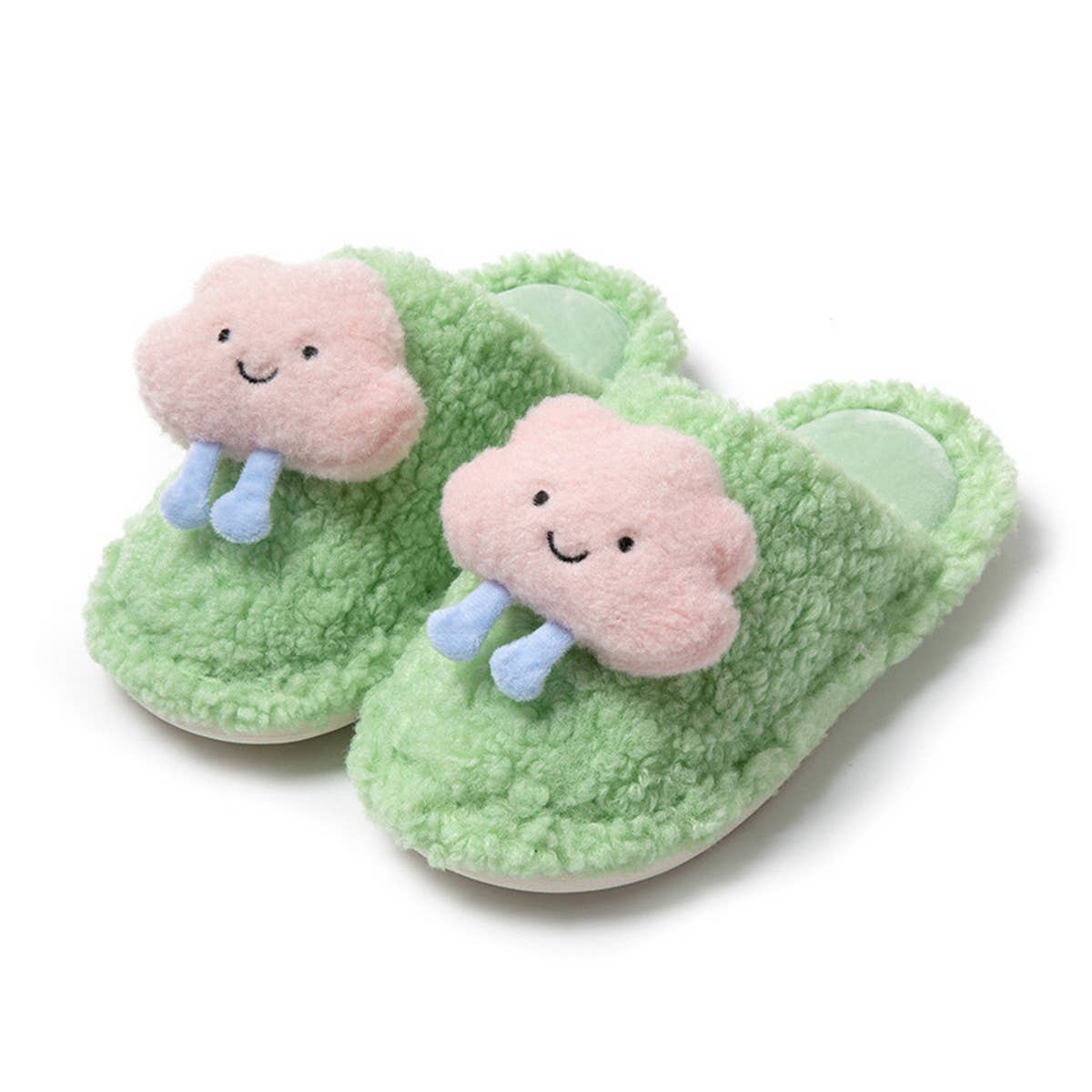 HOME FASHION CLOUD PLUSH SLIPPERS_CWSHS0831