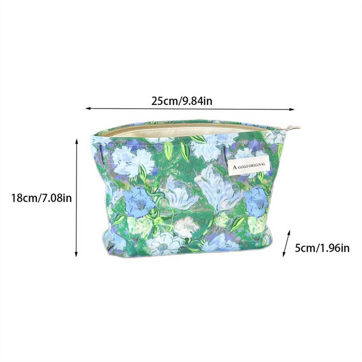 Oil Painting Makeup Baglarge Travel Washhand Pouch_Cuab00737