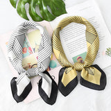 GEOMETRIC SCARF ELEGANT PRINT SQUARE FOR WOMEN_CWASC1166