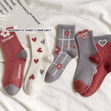 HOME WARM FAUX MINK PLUSH MIDDLE SOCKS_CWMS1131