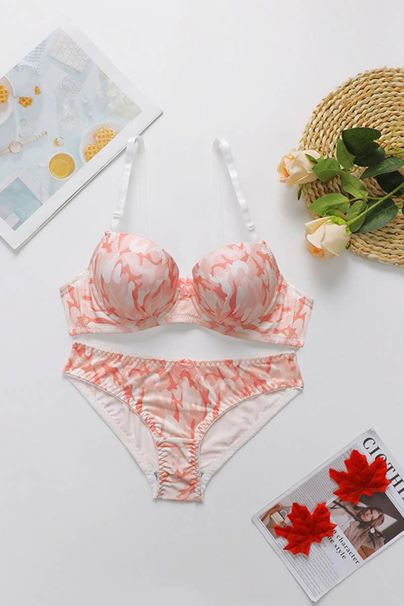 Cwmu00282_New Sexy Push Up Bra Lingerie Set