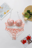 Cwmu00282_New Sexy Push Up Bra Lingerie Set