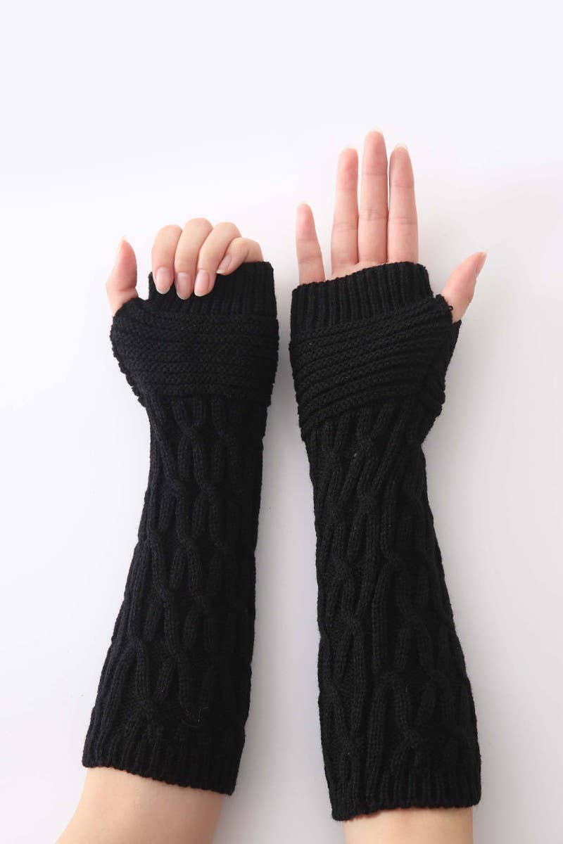 Winter Solid Knit Trendy Hand Warmers_Cwag001