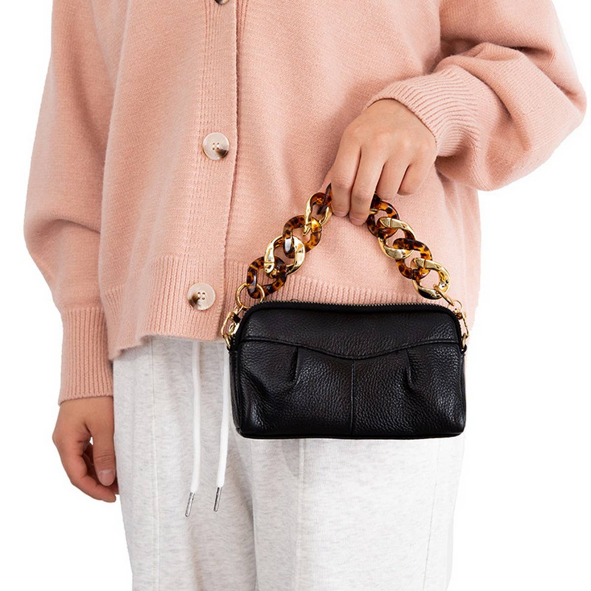 12 ACRYLIC CHAIN STRAP FOR BAGS PHONE CASES_CWMM5066