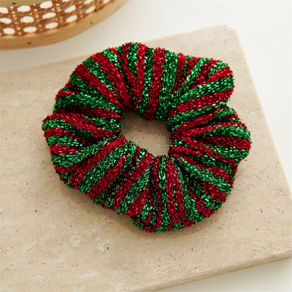 CHRISTMAS SIMPLE NEW HAIR SCRUNCHIES_CWAHA1952