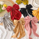 Cwaha1104_Simple Temperament Bow Hair Clip