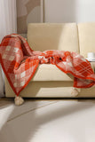 SOFT COZY KNIT SOFA BLANKET FRINGED SHAWL_CWASC0155