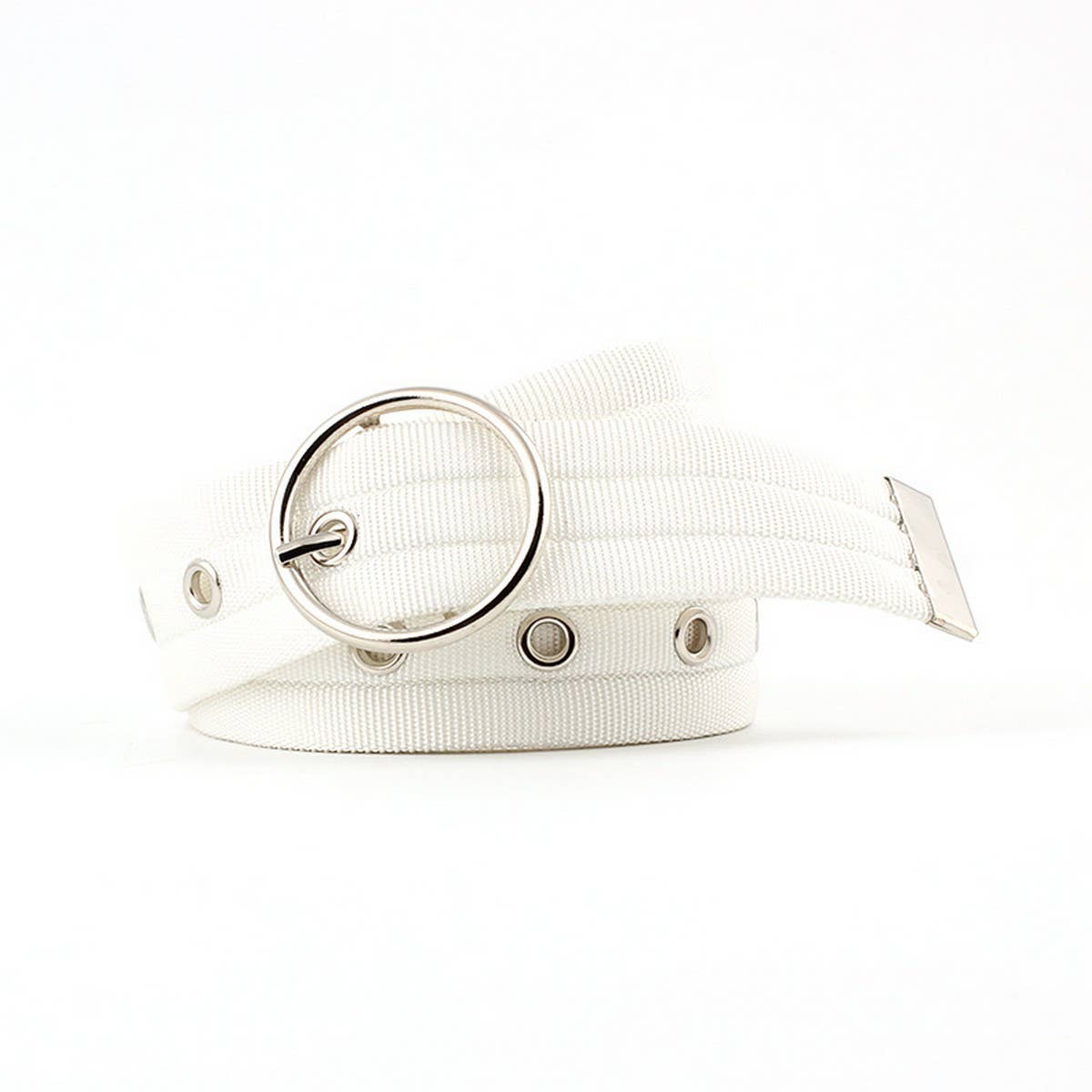 NEW HOLLOW ROUND BUCKLE PERSONALIZED BELT_CWABE0608