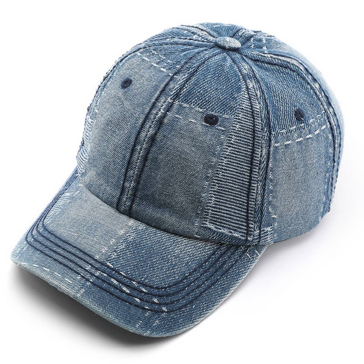 RETRO DENIM BASEBALL HAT FOR WOMEN MEN CWAH2817