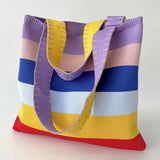 Women Fashion Striped Knitted Shoulder Handbag_Cwab1516
