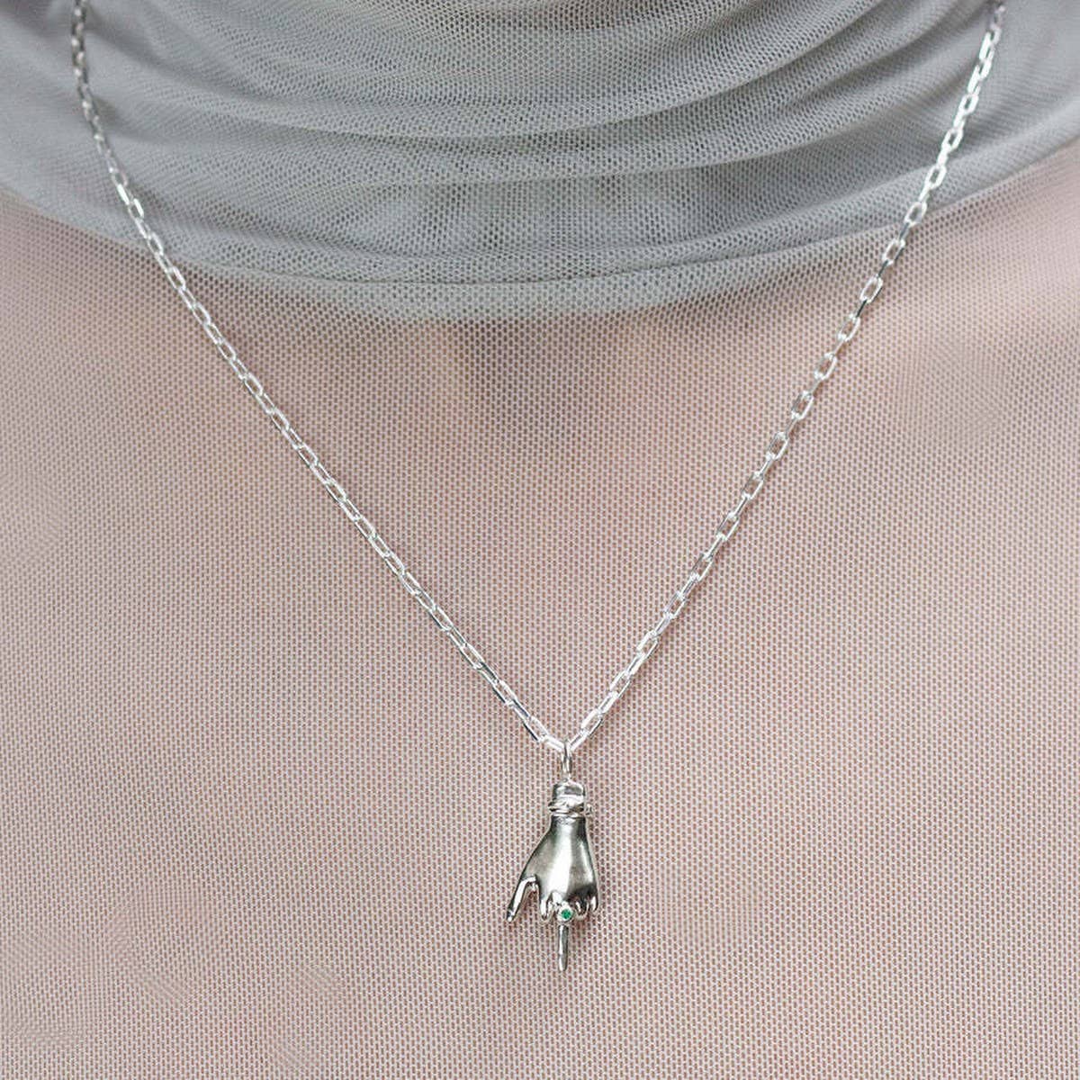 FASHION CREATIVE GOLD PLATED PENDANT NECKLACE_CWMM5332