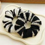 RETRO STRIPED LARGE INTESTINE HAIR TIE_CWAHA0793