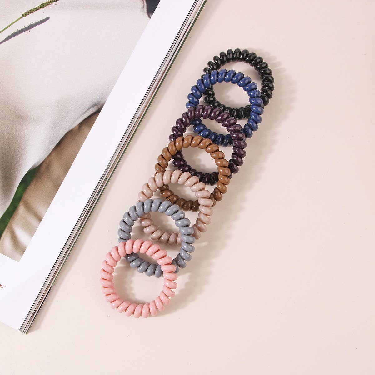 Cwaha1108_Simple Phone Line Hair Tie