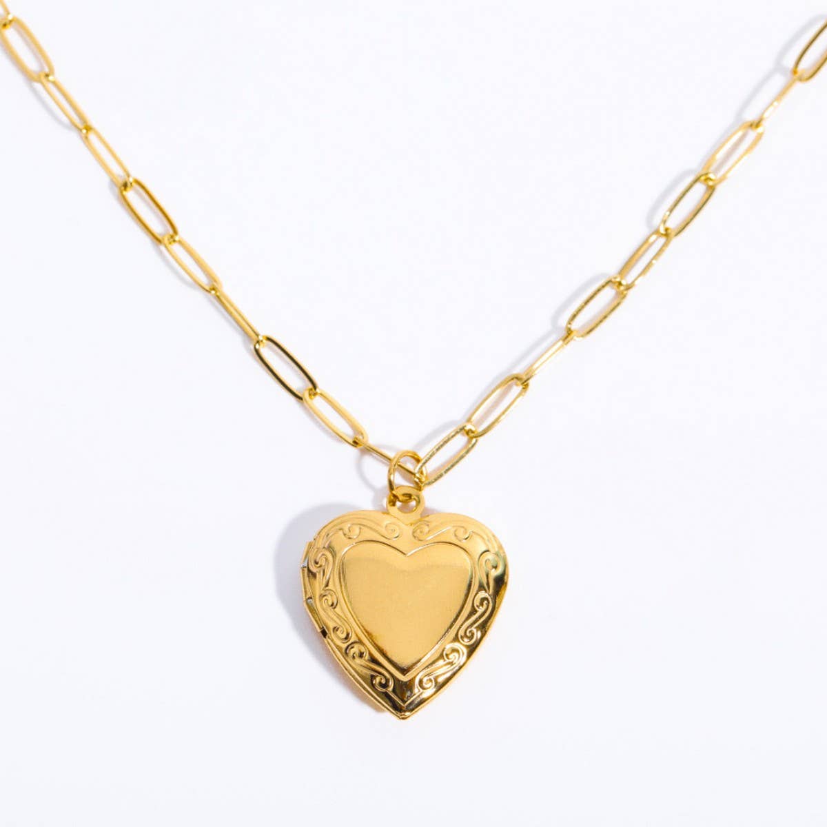 LOVE PHOTO BOX PENDANT CLAVICLE NECKLACE_CWMM5691