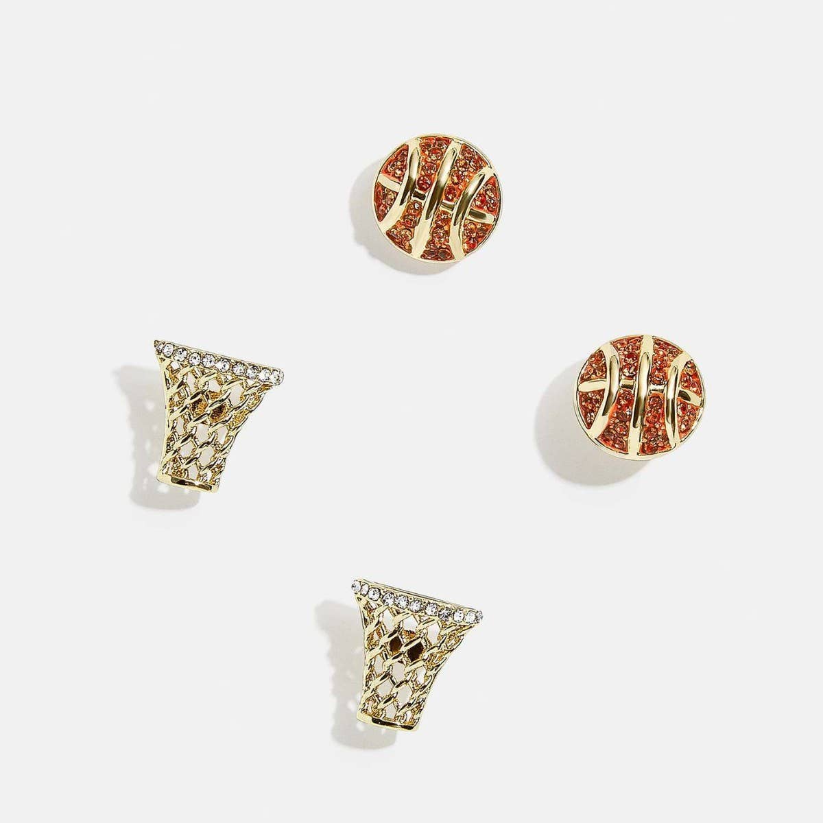 SPORTS SERIES TENNIS FOOTBALL STUD EARRINGS_CWAJE5066