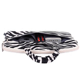 Zebra Print Laptop Bag Tablet Case_Cwab3322