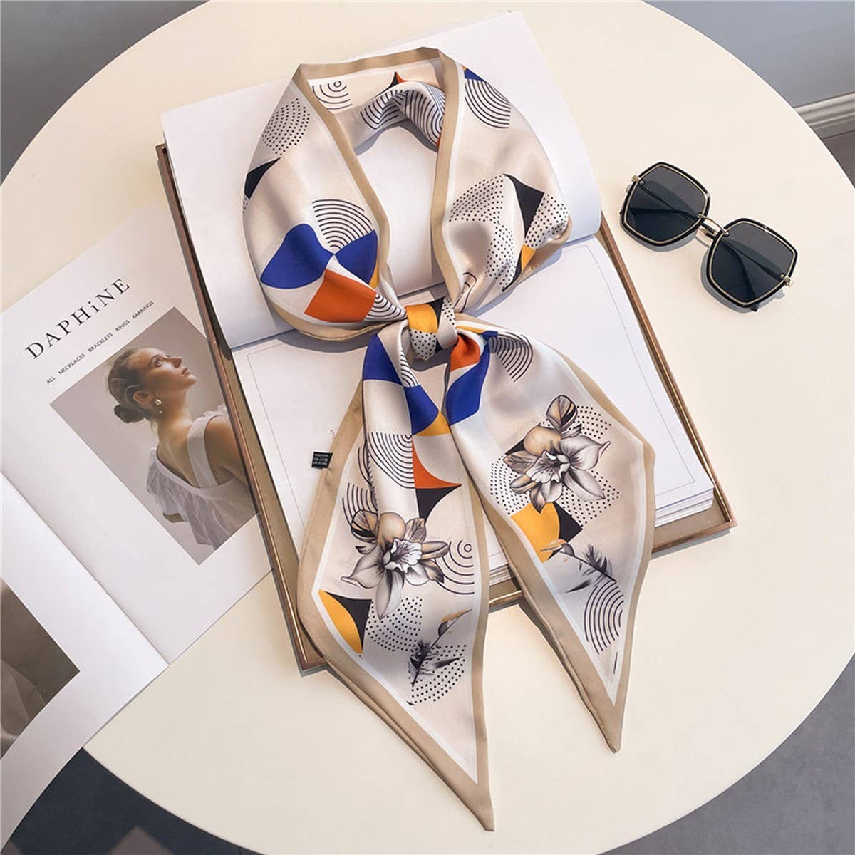 FASHIONABLE AND VERSATILE DOUBLE LAYER HEAD SCARF_CWASC1513