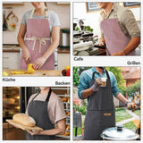 Cwmm1812_Striped Pocket Apron For The Working Household