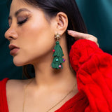 CREATIVE TASSEL CHRISTMAS TREE EARRINGS_CWAJE1491