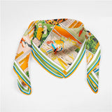 Uv Protection Scarf Lightweight Satin Square_Cwasc0657