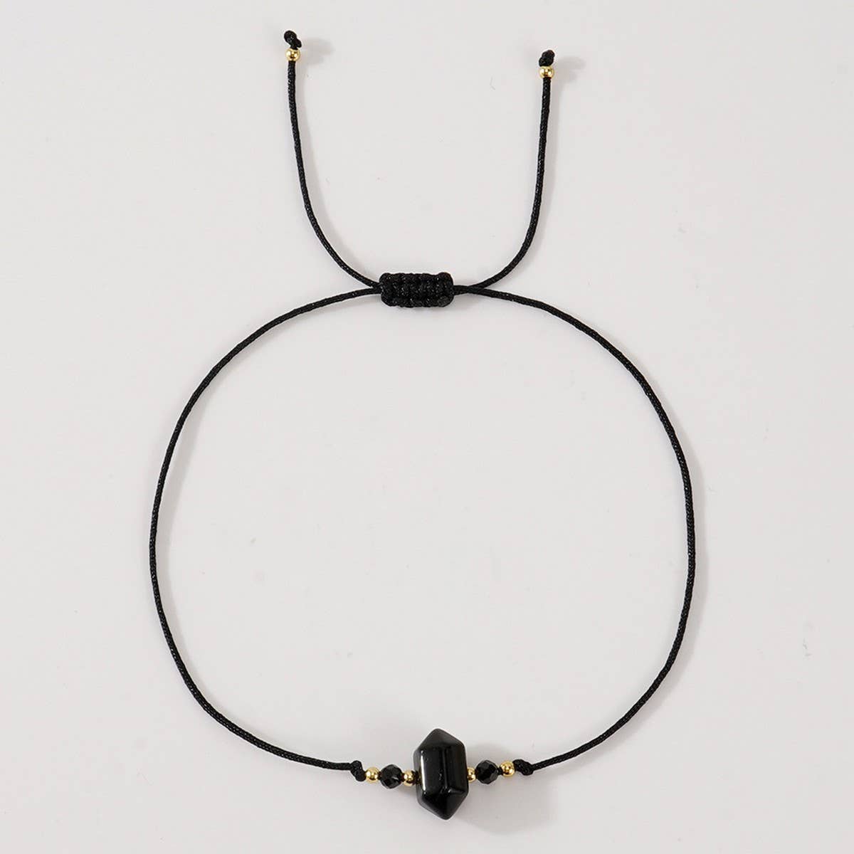 AMETHYST SEMI PRECIOUS GEMSTONE BRACELET_CWAB4642